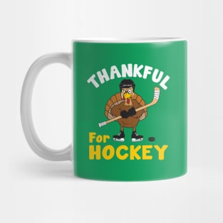 Thankful for Hockey Thanksgiving Mug